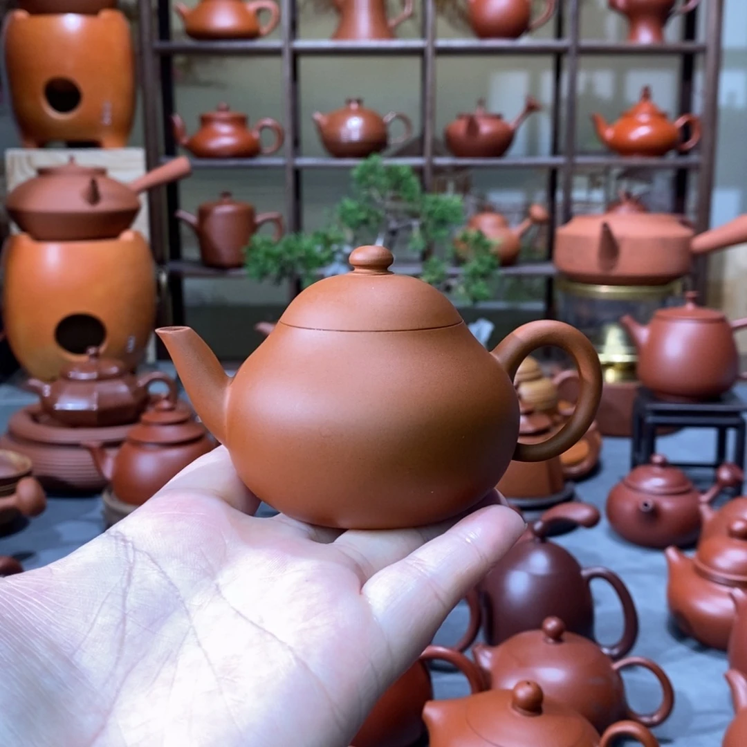 紫砂茶壶陈晓斌鸡蛋黄梨壶100cc
