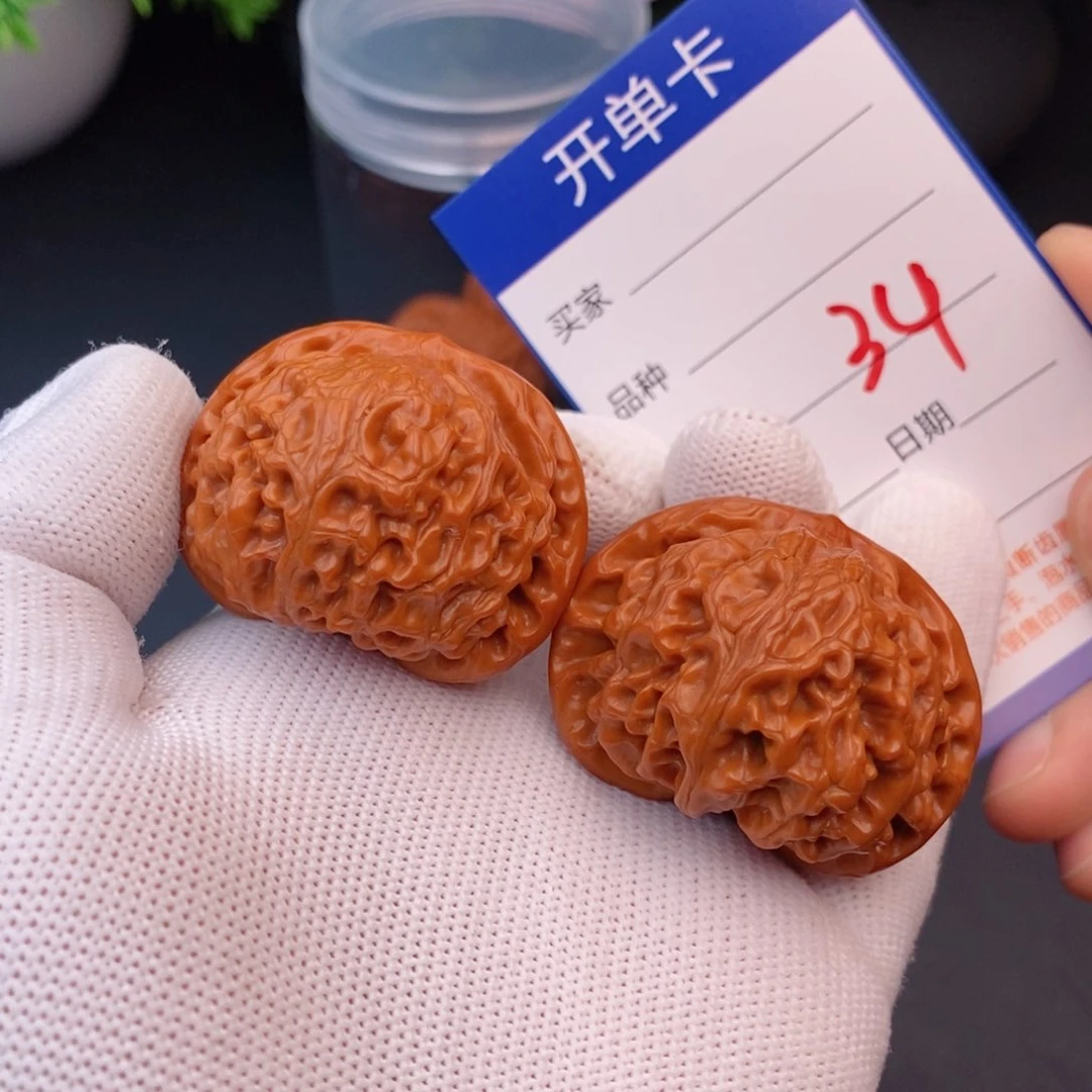 文玩核桃把件41宫灯34