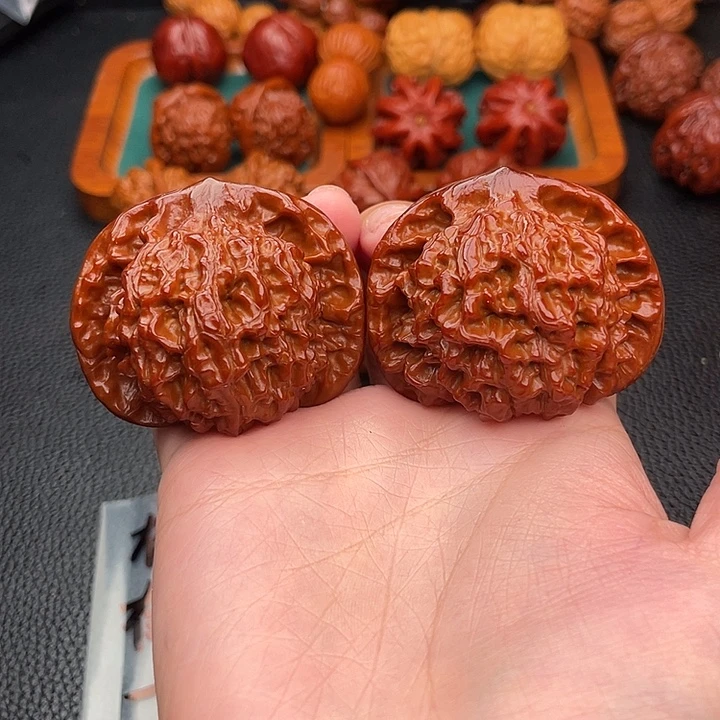 老***头把件文玩核桃官帽