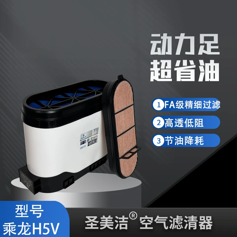圣美洁乘龙H5v蜂窝空气滤芯空滤蜂窝空滤空气滤清空气滤清器汽车