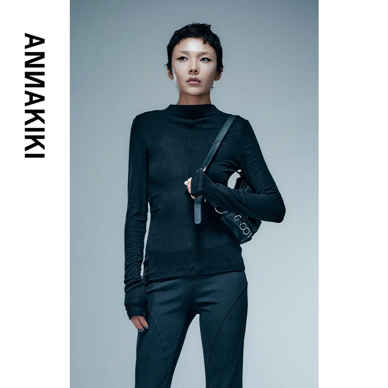 ANNAKIKI 镂空褶皱上衣 3E1B0205H205
