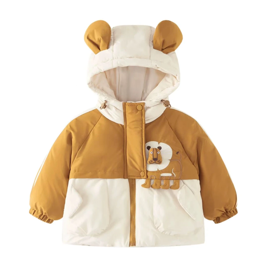 7433儿童冬季小狮子棉服棉衣