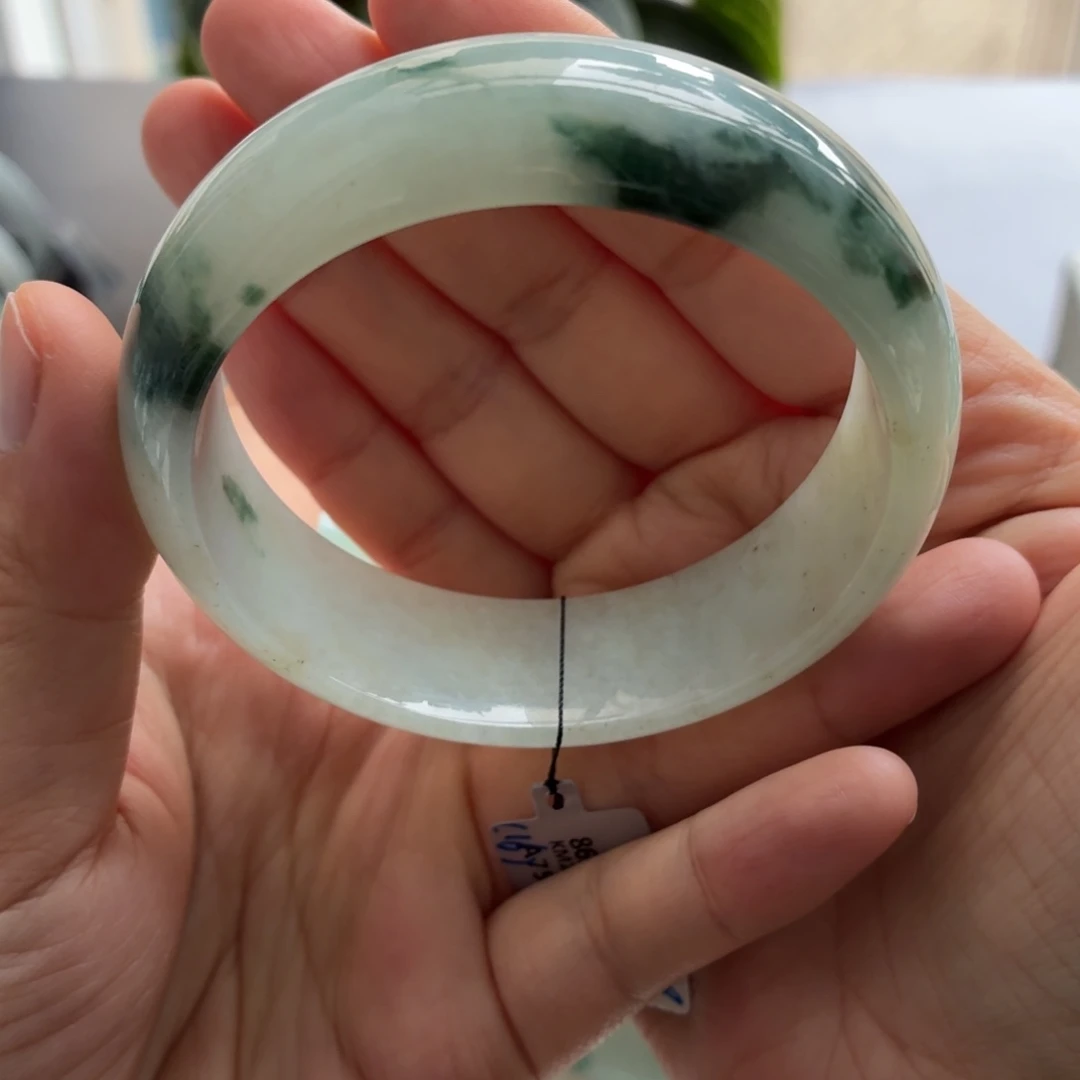 翡翠未镶嵌手镯天然