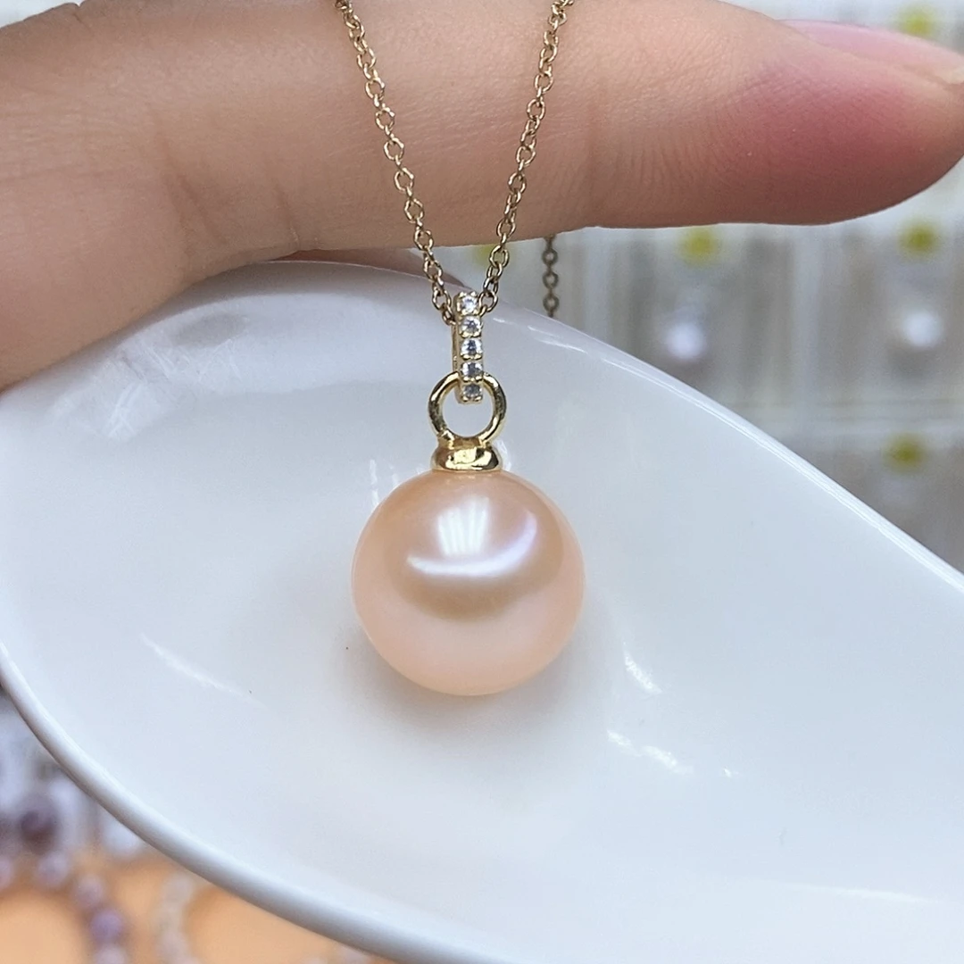 淡水珍珠项链合金