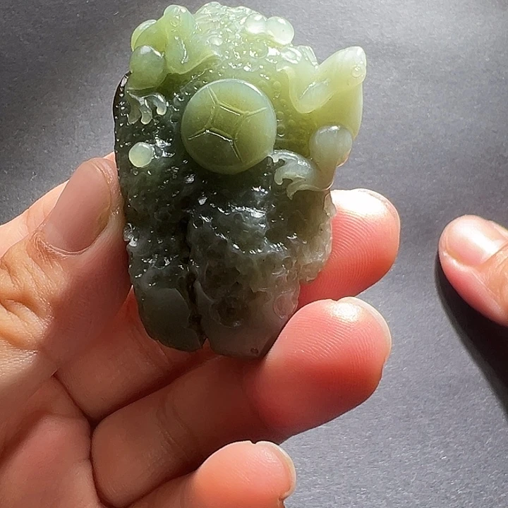 和田玉未镶嵌吊坠(不含链)