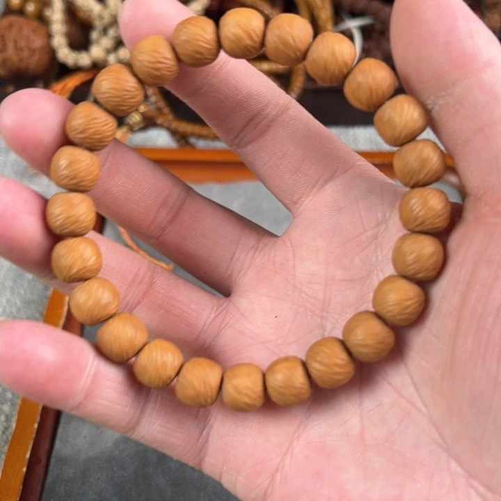 金刚菩提吊坠猴头云锦单圈