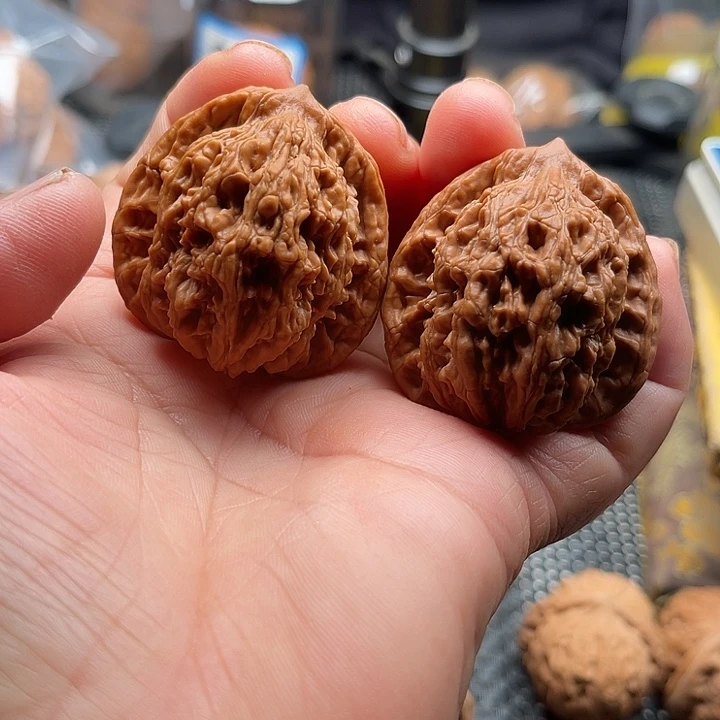 把件桃核全品虎头边41