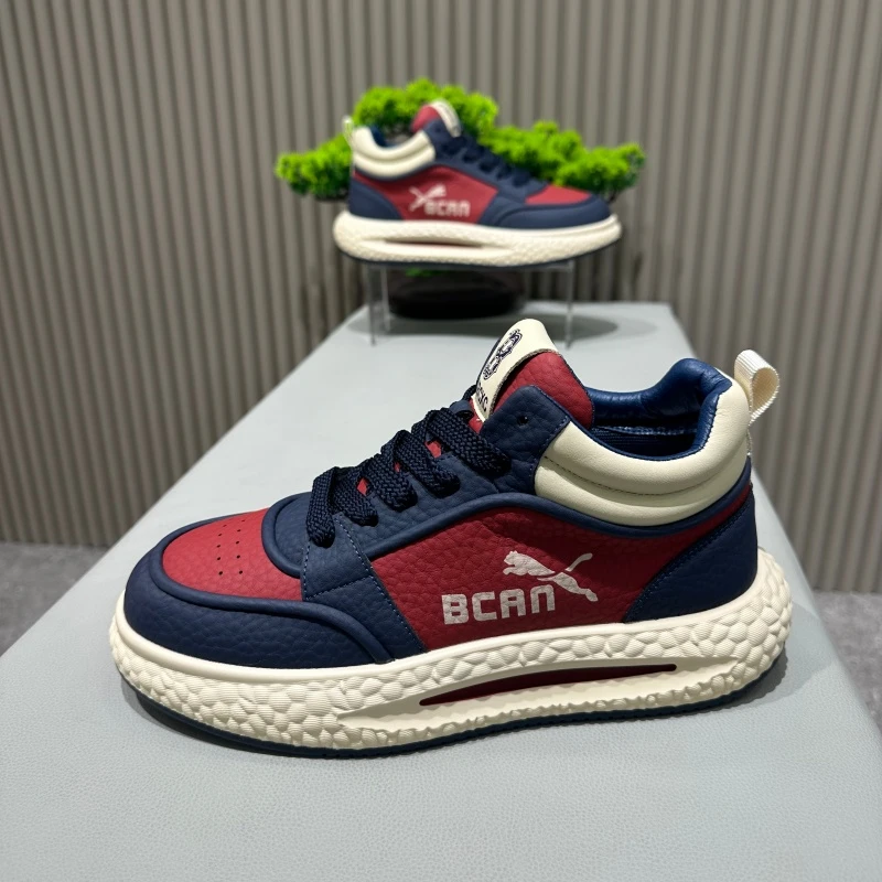 男鞋2025潮牌秋冬新款百搭厚底时尚休闲鞋软底低帮潮流时尚运动鞋