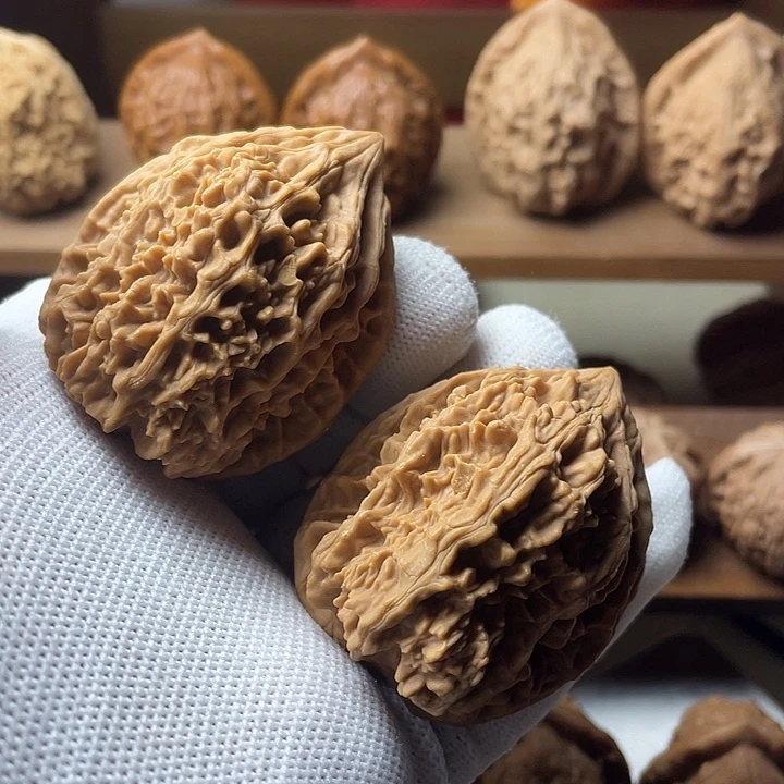 吊坠文玩核桃机芯狮子头42