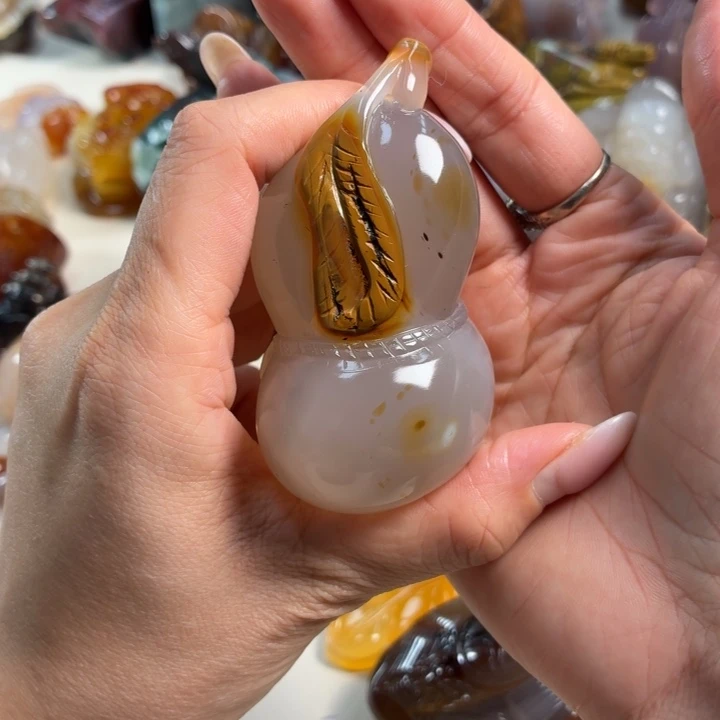 玛瑙/玉髓未镶嵌吊坠(不含链)