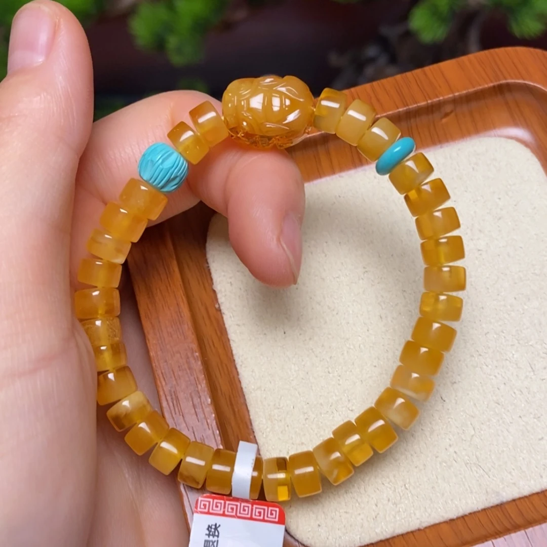 【闪购商品】未镶嵌蜜蜡手链手串
