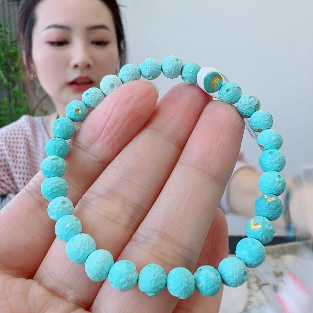 未镶嵌绿松石珠宝奇石