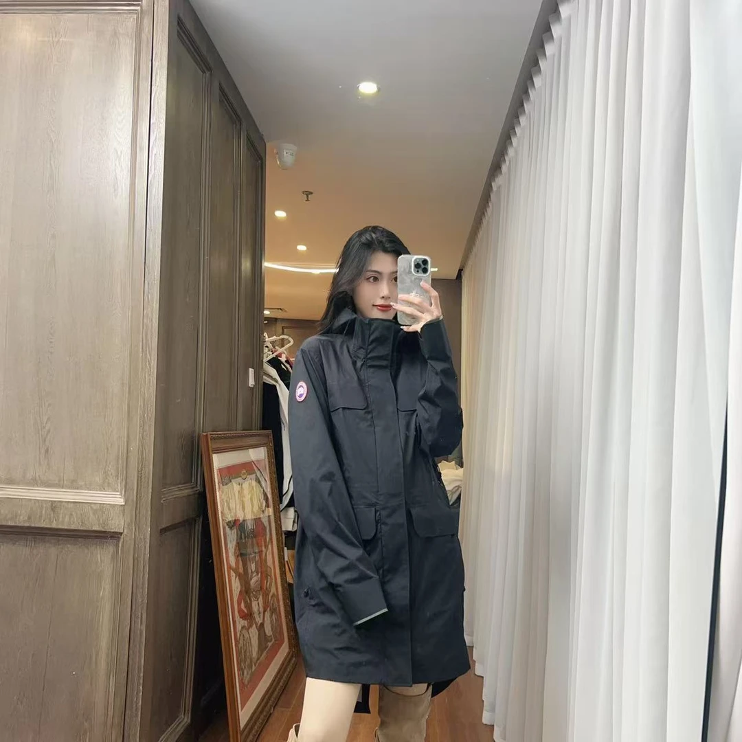 95新 加拿大鹅 麦殿/长款防风服S码/241218VGLVA01