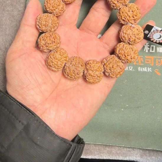 金刚菩提手串五星蜂王大金刚手串，23左右，原皮原色