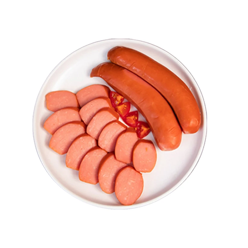 半价搶！2包共8根620克哈尔滨风味烤肠果木炭烤红肠蒜味肠香辣烤肠