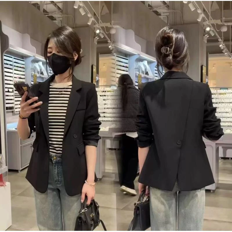 时尚小西装3271外套女2025春秋季新款韩版职业气质修身休闲西服