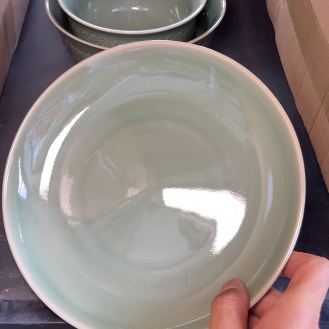 微瑕 8.5 英寸素面盘 1 只