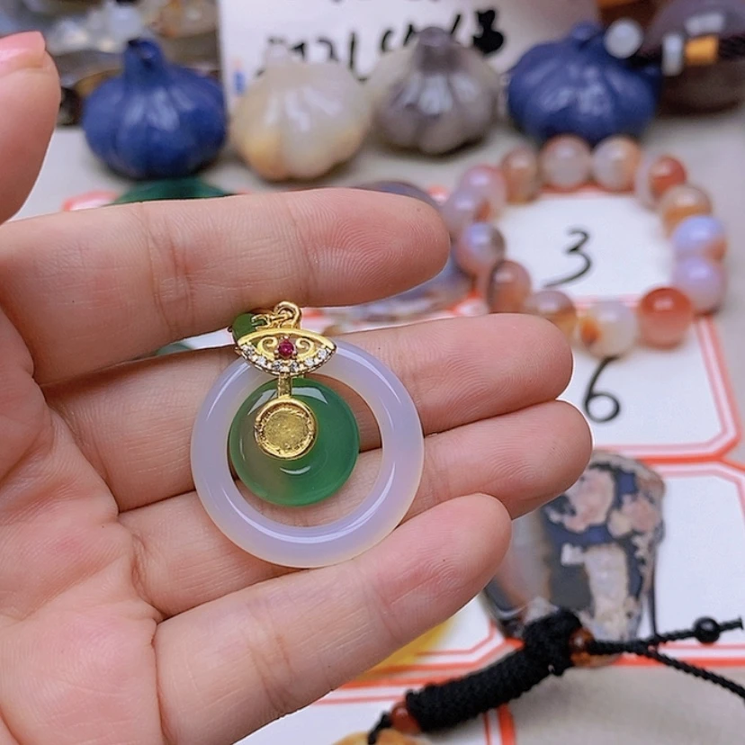 【闪购商品】未镶嵌玛瑙/玉髓珠宝半成品蔡*