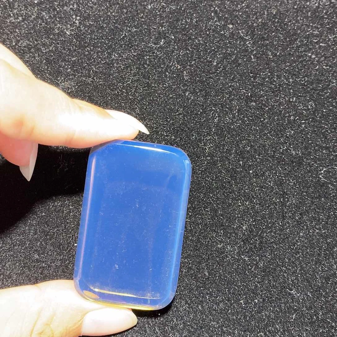 蓝珀未镶嵌珠宝奇石421子冈牌无事牌