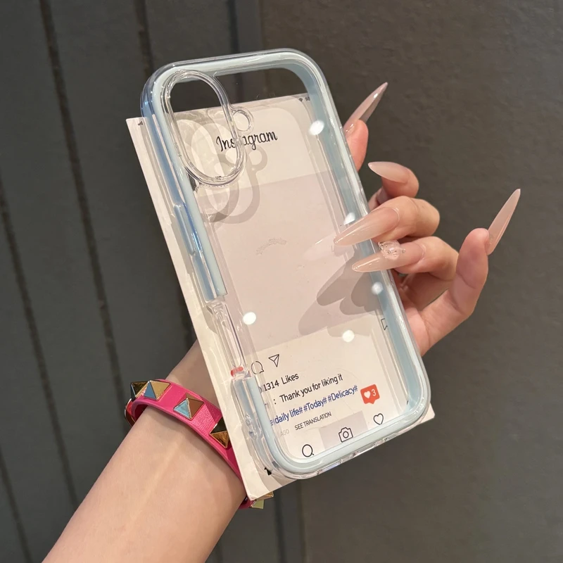果冻三合一适用于iPhone16/15promax手机壳华为苹果高颜值保护壳