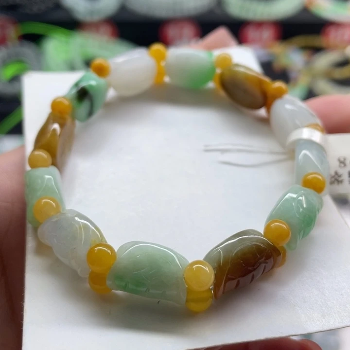 未镶嵌手链翡翠卡10加