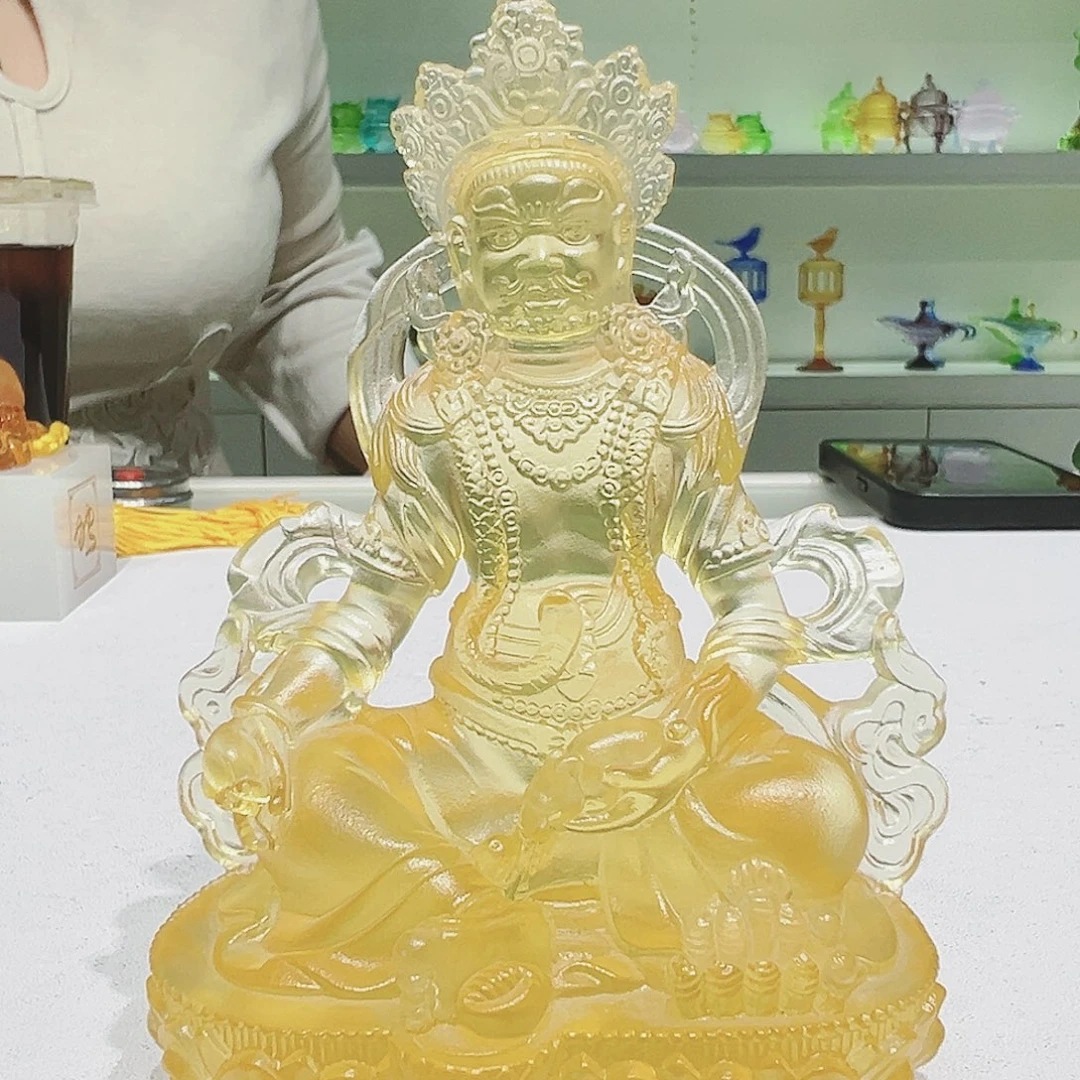 【闪购商品】手工艺品琉璃13cm 黄财神