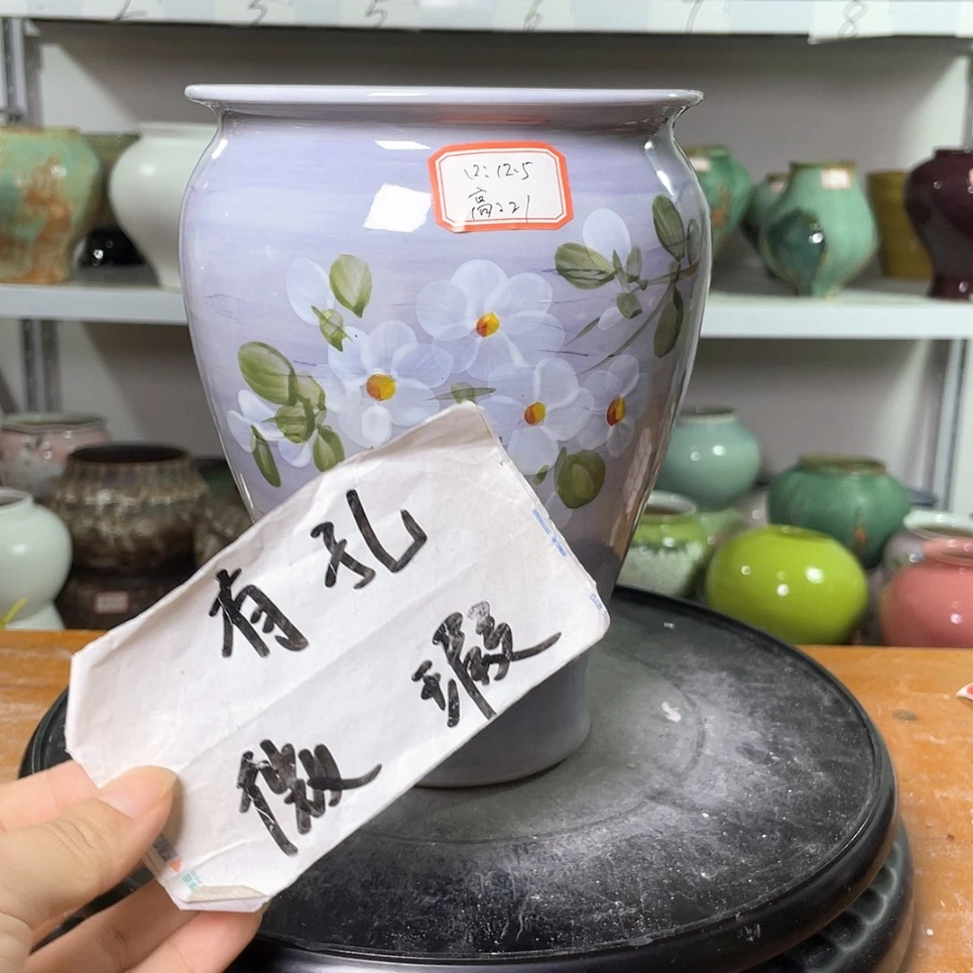 景德镇陶瓷花盆花器微瑕258