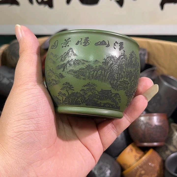 茶杯紫砂全手工紫砂主人杯