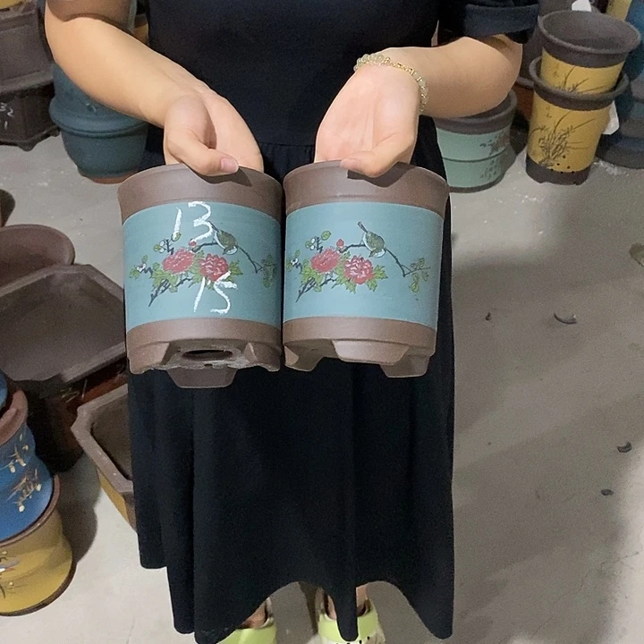 紫砂花盆紫砂花盆