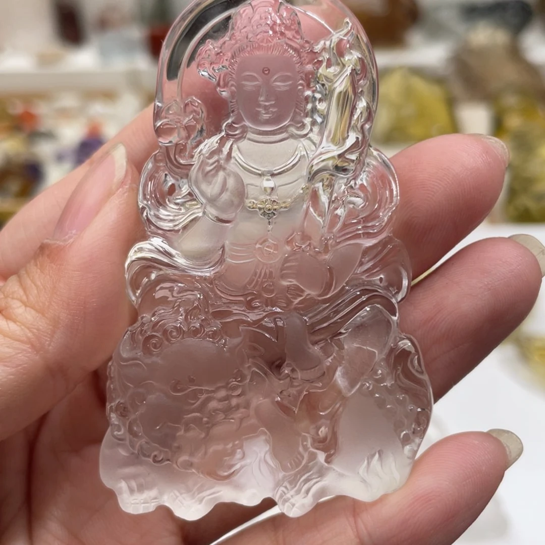水晶颈饰未镶嵌日**磊定制