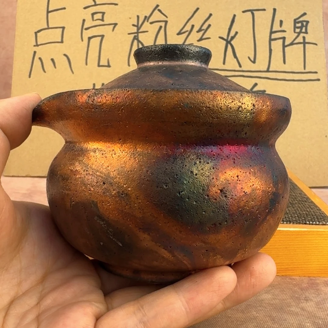 亦*荥经黑砂炸福利微瑕泡菜坛不退不换介意勿拍47