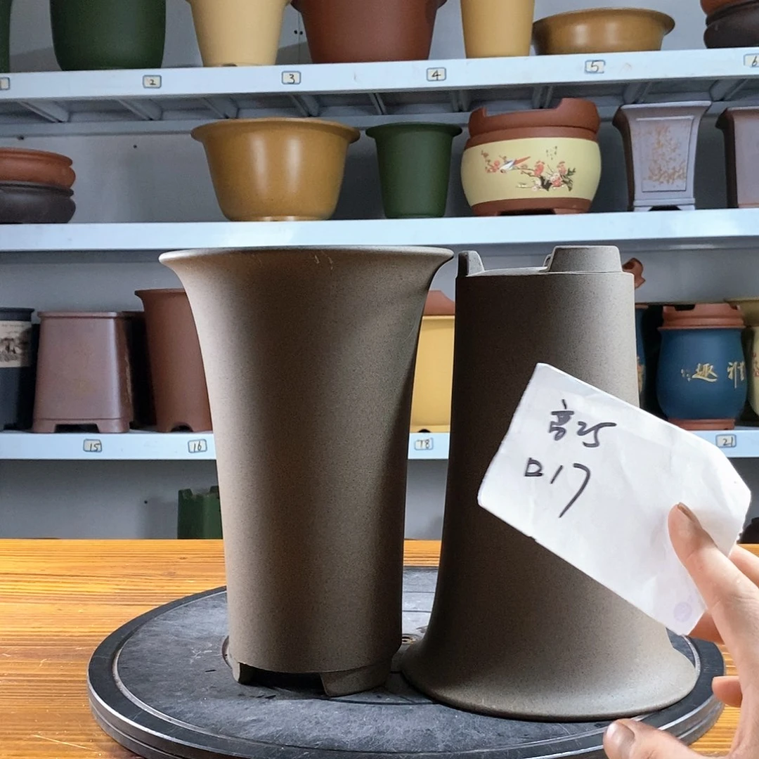 紫砂花盆紫砂兰花盆26