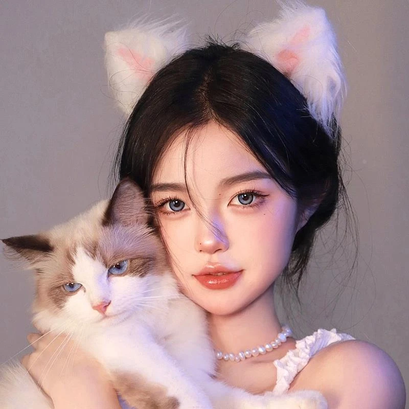 猫耳朵发饰狐狸发箍2025新款显脸小发卡2025年变装头饰女配饰头箍