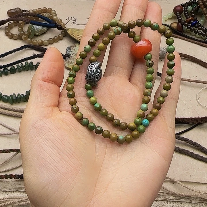 小***满和田玉（糖玉）未镶嵌手链