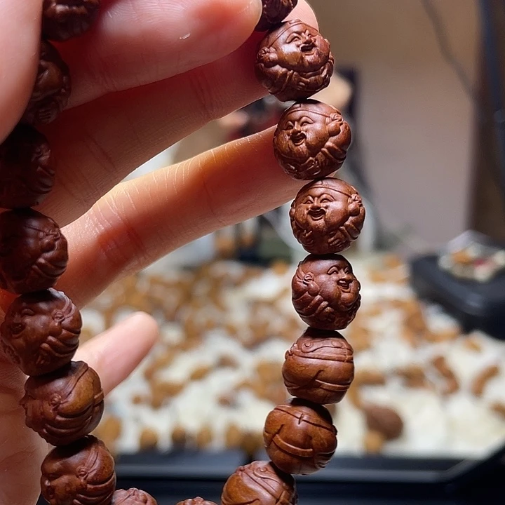 手串/手链橄榄核龙纹桃核 财迷