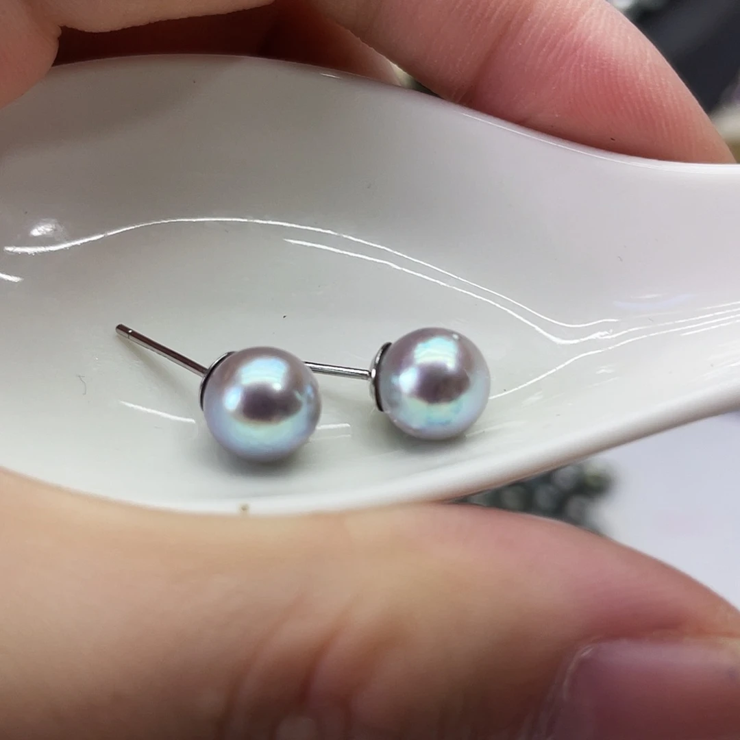 海水珍珠银S925镶嵌颈饰