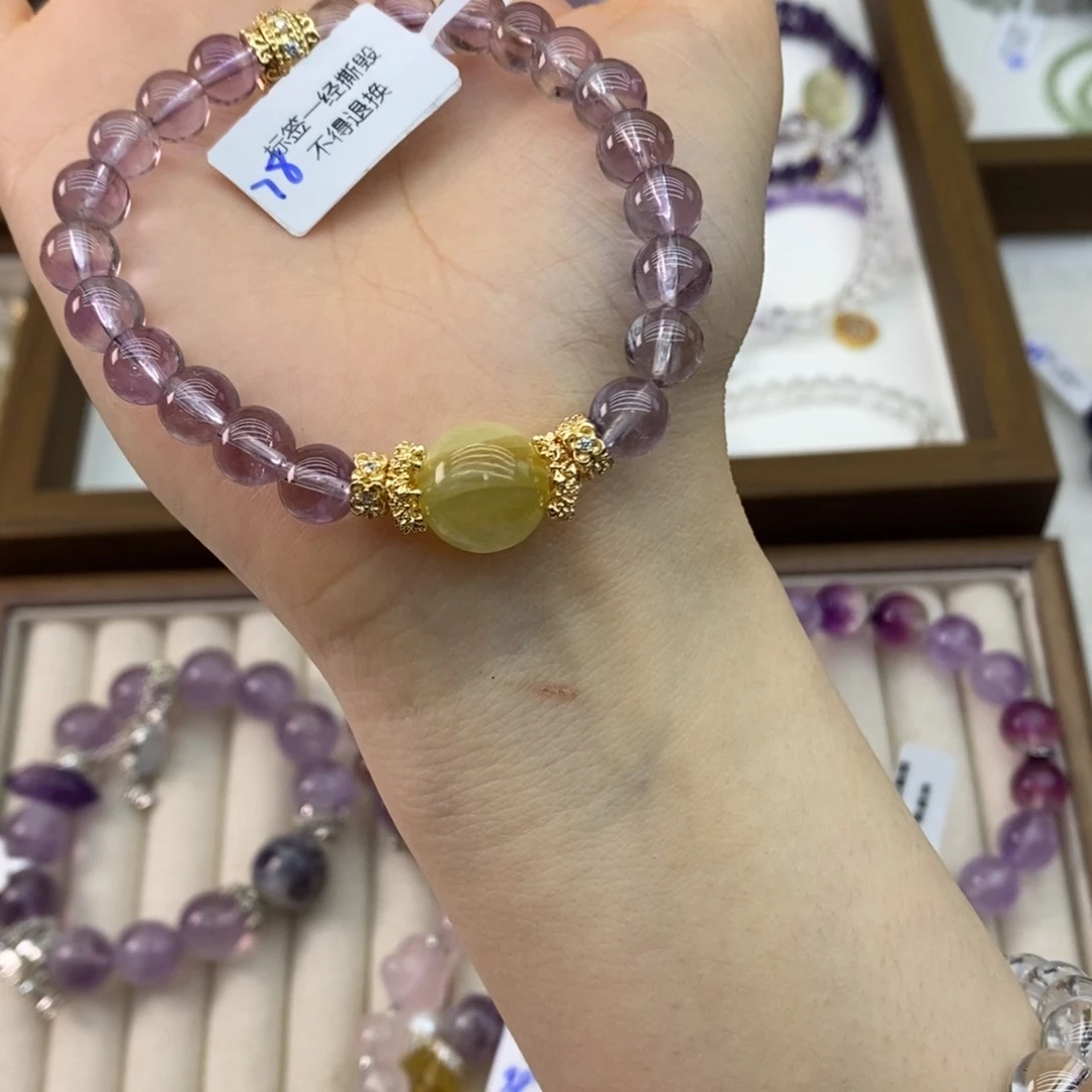 水晶手链未镶嵌紫水