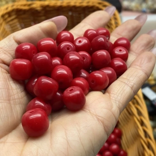 吊坠白玉菩提11/10红桶110颗
