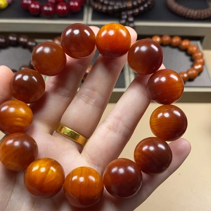 松木（琥珀木）手串/手链1.8琥珀木佛珠手串