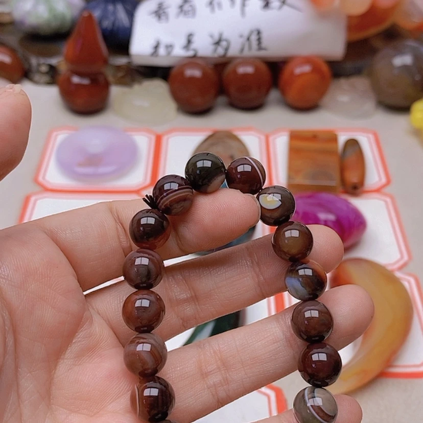 【闪购商品】未镶嵌玛瑙/玉髓珠宝半成品火*