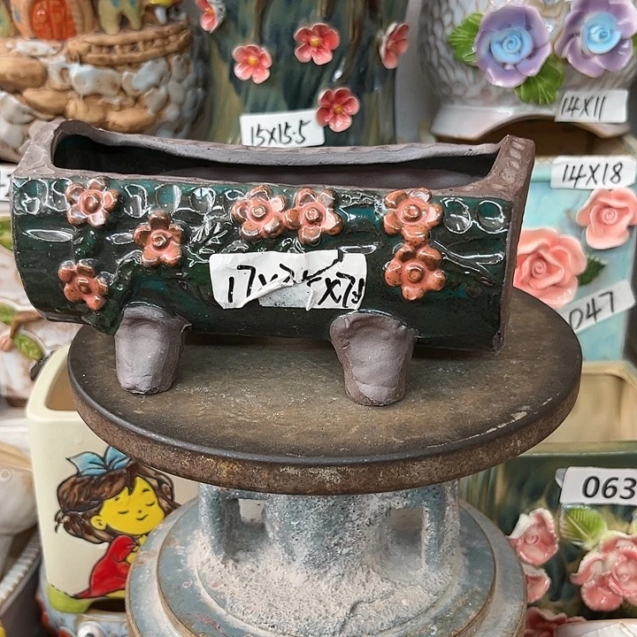 花盆紫砂粗陶材质多肉花盆