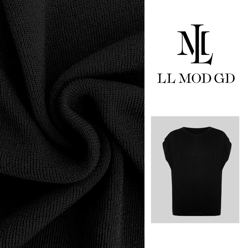 【以凡YIFAN】夏季时尚百搭休闲女士纯色无袖女t恤 YL-251046