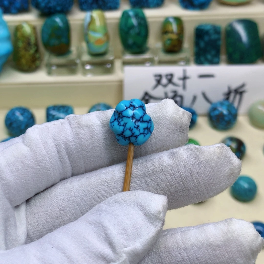 绿松石未镶嵌三彩随行