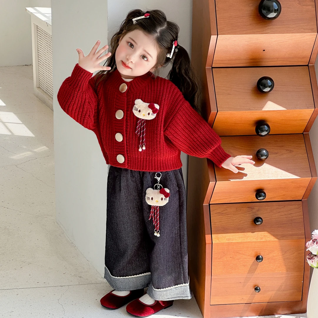 可爱超萌儿童衣服女童套装三件套秋装女宝宝日韩童装韩版洋气秋款