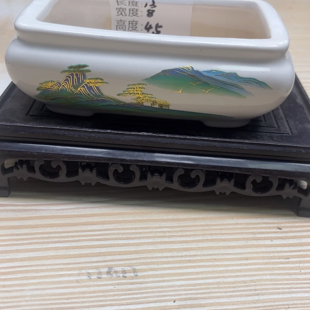 瓷片陶瓷花盆陶瓷艺术