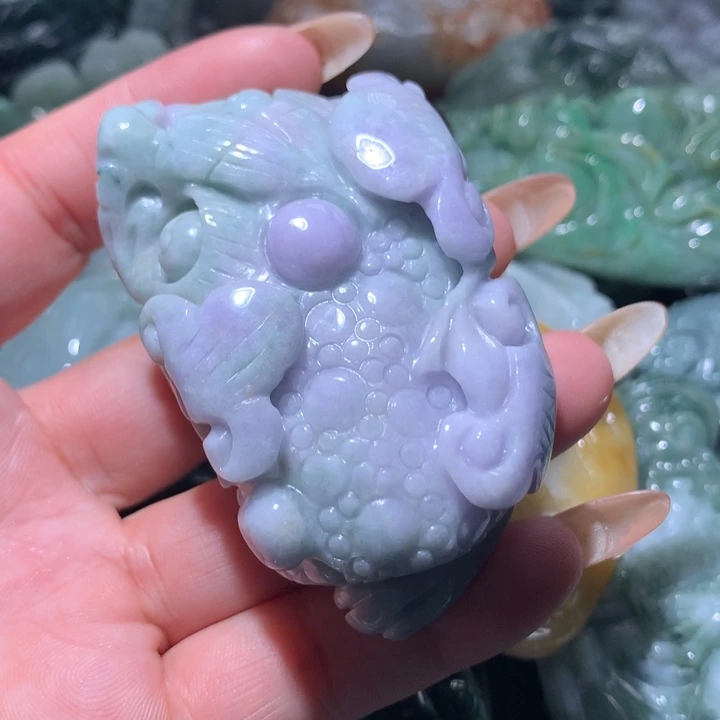 翡翠未镶嵌颈饰保真天然A货翡翠