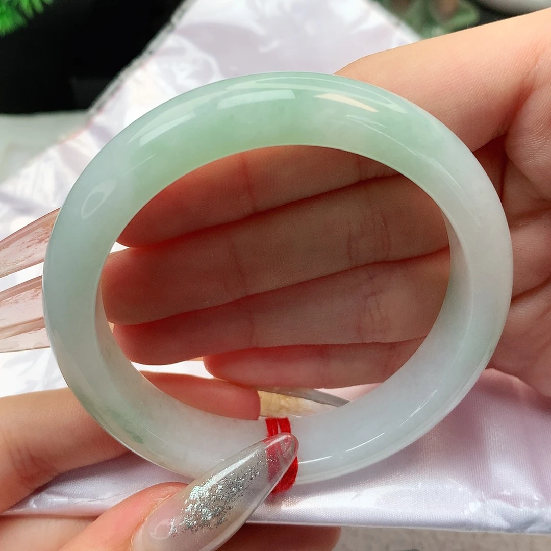 未镶嵌手镯翡翠正圈56