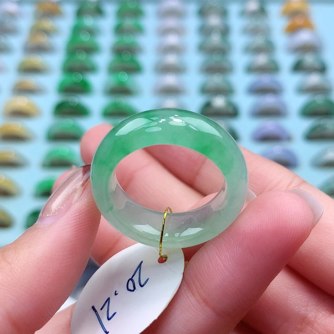 未镶嵌戒指翡翠2021圈
