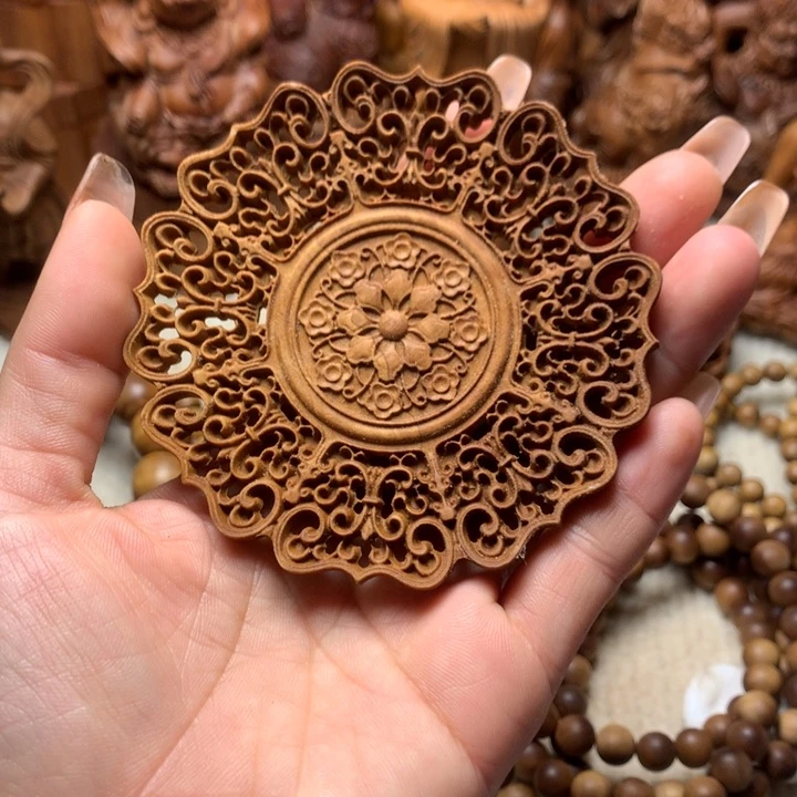 檀香木其他老山檀香手把件