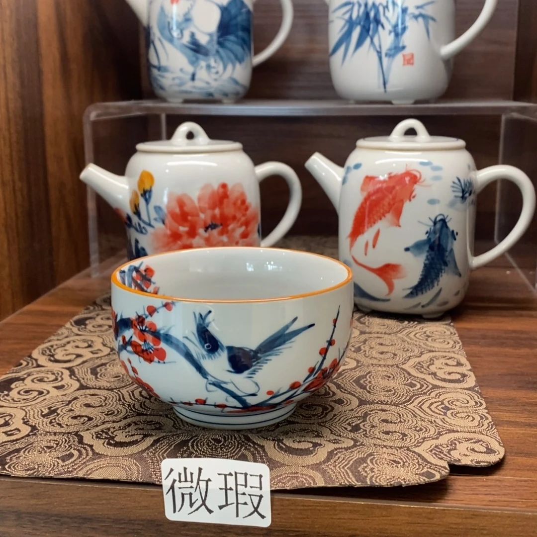 釉下彩手工绘制手工绘制